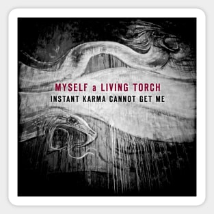 MaLT Instant Karma Cannot Get Me Sticker